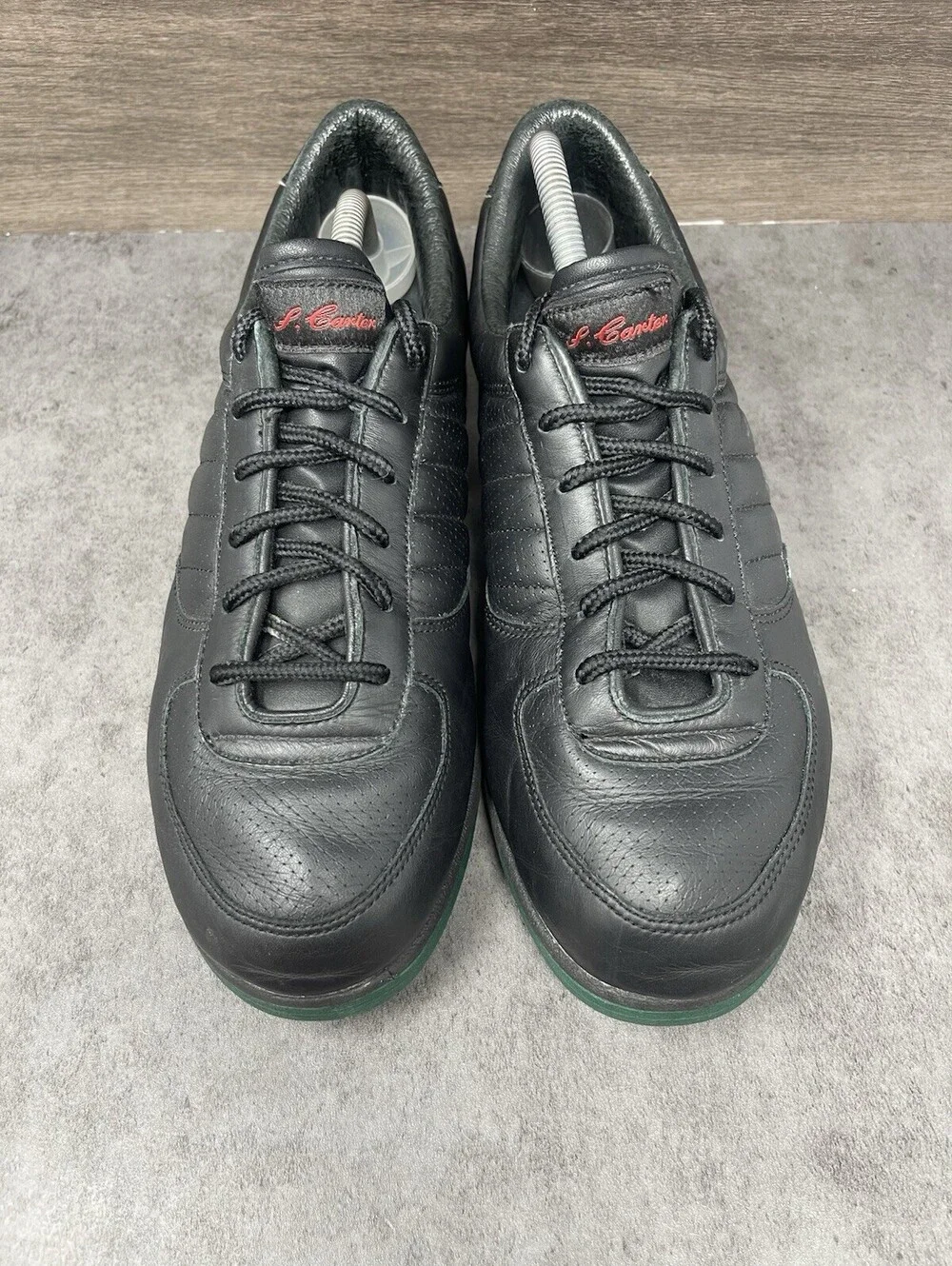 Reebok S Carter Classic Low Jay Z Black Green Size 9.5 Mens Leather 10-101566